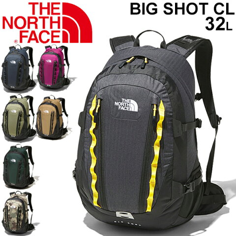 バックパック リュック メンズ レディース バッグ ノースフェイス THE NORTH FACE ビッグショット クラシック 32リットル/デイパック 多機能 アウトドア タウンユース 通勤 普段使い 男女兼用 鞄 かばん/NM72005-