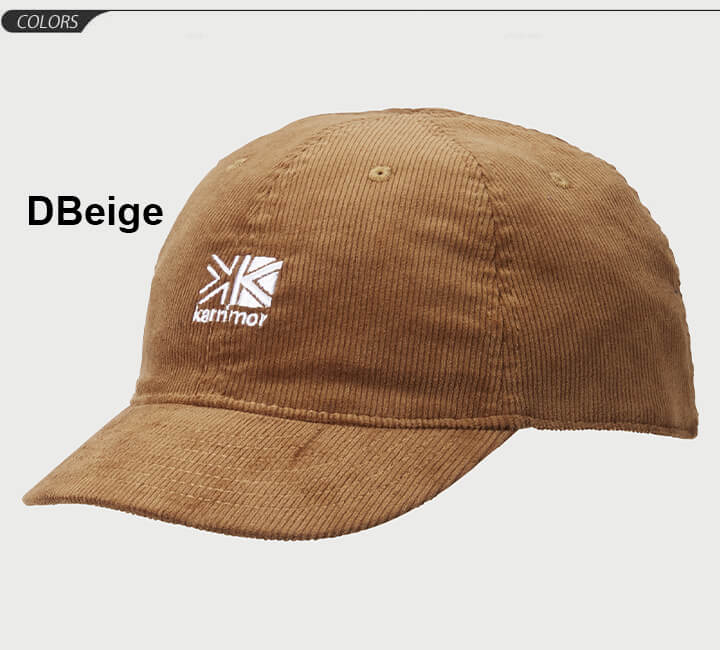 帽子 キャップ メンズ レディース カリマー karrimor コーデュロイ ロゴ キャップ/アウトドアカジュアル ぼうし 秋冬 男女兼用 /101155