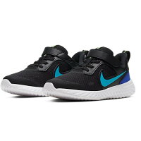 キッズシューズ ジュニア スニーカー 女の子 男の子 子供靴 ナイキ NIKE レボリューション 5 PSV/子ども 16.5-22.0cm ランニングシューズ 運動靴 REVOLUTION 男児 女児 ベルクロ 普段履き くつ/BQ5672-01