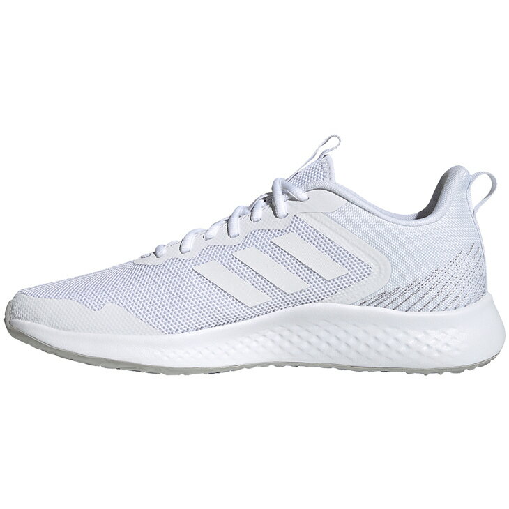 【全品P5倍★5月5日限定】ランニングシューズ メンズ アディダス adidas FLUIDSTREET/ローカット 白 ホワイト スニーカー KYT40 ジョギング 男性 スポーツシューズ 運動靴 くつ/FY8452