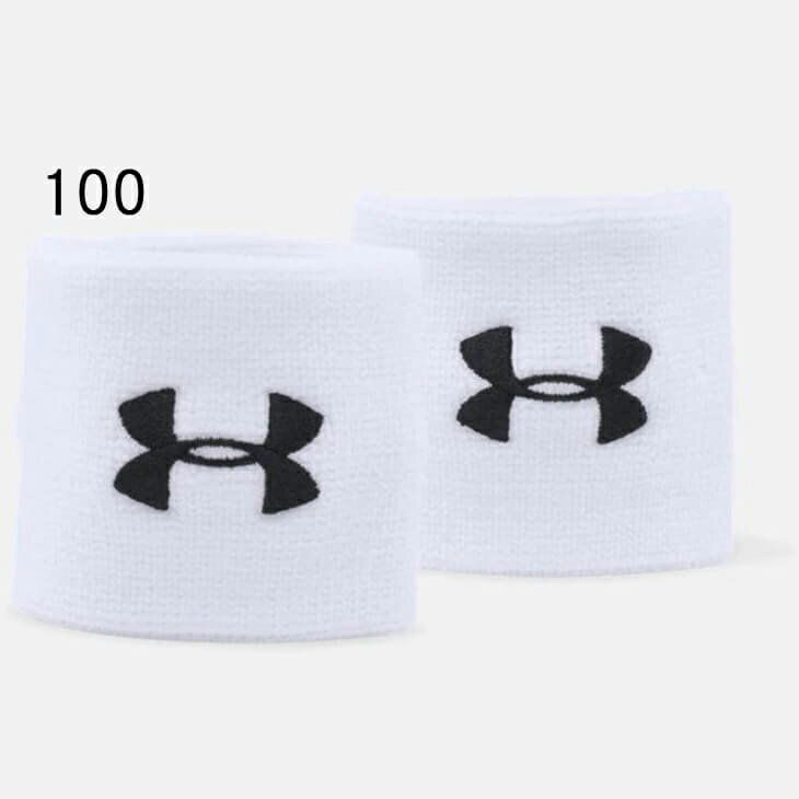 リストバンド 2個入 両腕用 アンダーアーマー UNDERARMOUR パフォーマンス スウェ...