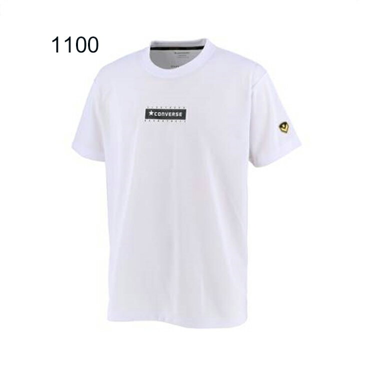 Tシャツ 半袖 スリムシルエット メンズ コンバース CONVERSE GSビスコテックスTee ゴールドシリーズ/バスケットボールスポーツ ウェア 吸汗速乾 トップス 男性 デジタルプリント/CBG211352