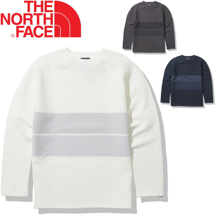 長袖 Tシャツ メンズ レディース ノースフェイス THE NORTH FACE グローブフィットボーダーティー/無縫製 日本製 クルーネック 長袖シャツ アウトドア カジュアル トップス/NT42160