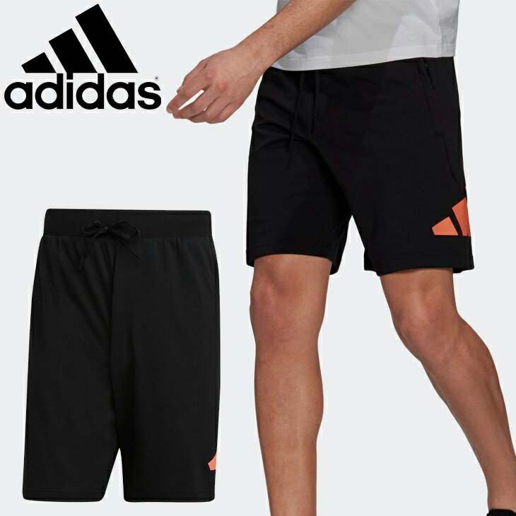 ハーフパンツ メンズ ショートパンツ アディダス adidas M BIC ライトウェイト Mesh SHORTS スポーツウェア トレーニング 男性 ブラック 黒 短パン ボトムス 普段使い AT065-GP9516【a20Qpd】