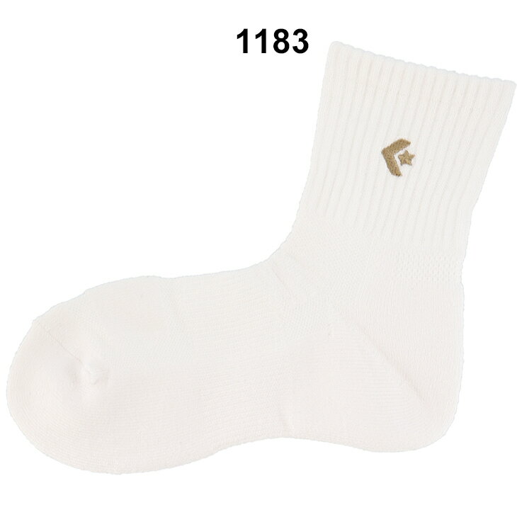 【全品P5倍★5月5日限定】スポーツソックス ミドル丈 靴下 メンズ レディース コンバース converse GS ゴールドシリーズ ミドルソックス バスケットボール 男女兼用 日本製 くつした/CBG102052
