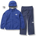 送料無料 キッズ レインウェア レインスーツ ジュニア 子供用 130-150cm/ノースフェイス THE NORTH FACE/アウトドアウェア 防水 ジャケット パンツ 上下セット 子ども 雨具 普段使い 合羽/NPJ12112 3