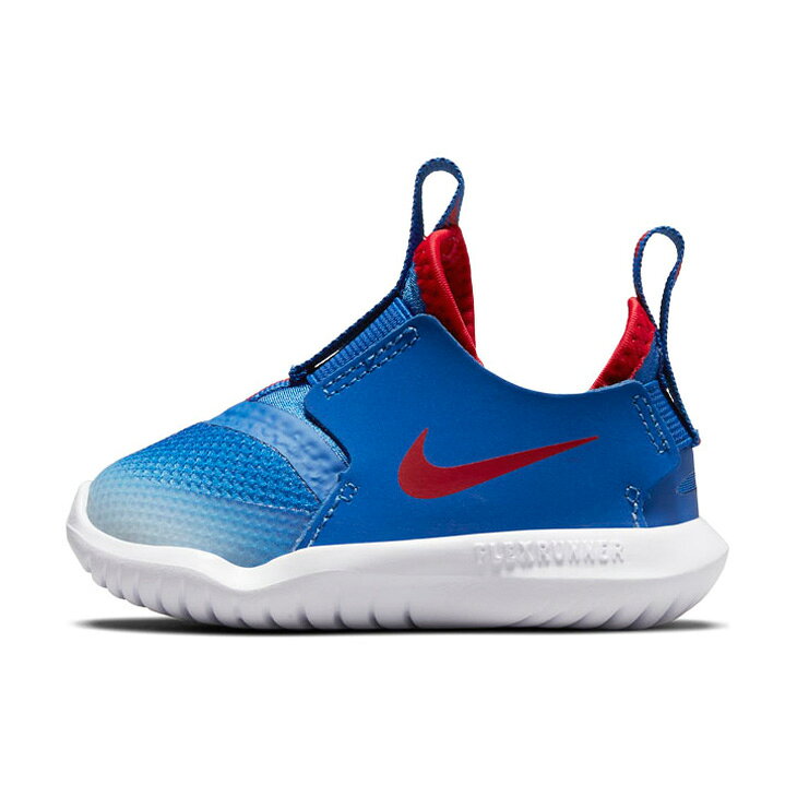 ベビーシューズ キッズ スニーカー スリッポン 12.0-16.0cm 子供靴/ナイキ NIKE フレックス ランナーTD /スポーティ カジュアル 青 ブルー 男の子 女の子 FLEX RUNNER TD 運動 靴 くつ/AT4665-408
