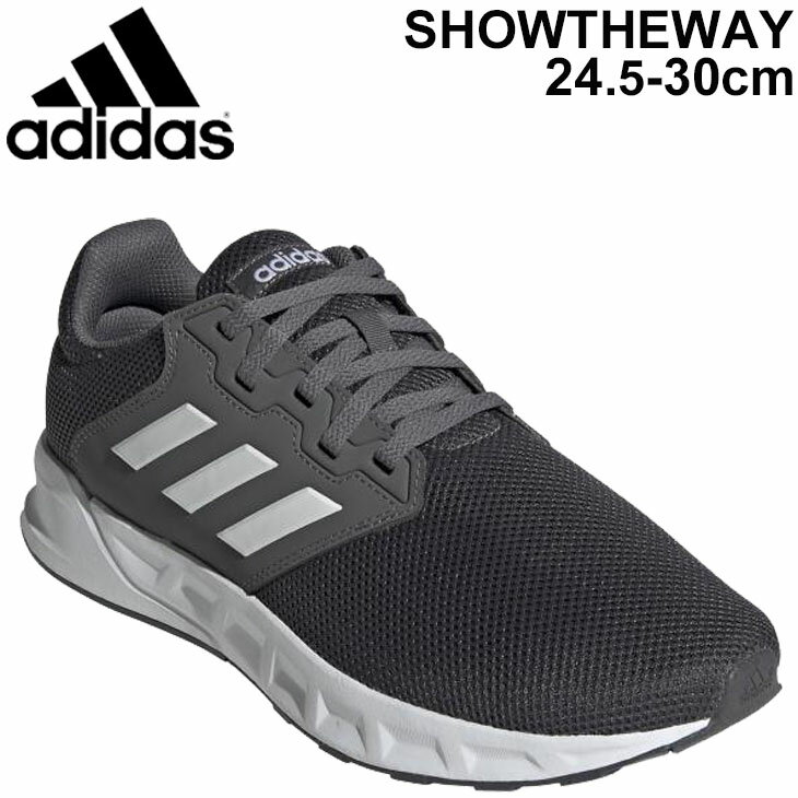 【全品P5倍★8月25日】ランニングシューズ メンズ アディダス adidas SHOWTHEWAY M/ジョギング スポーツシューズ 男性用 スニーカー グレー系 LDC99 靴 くつ/FX3764【a20Qpd】