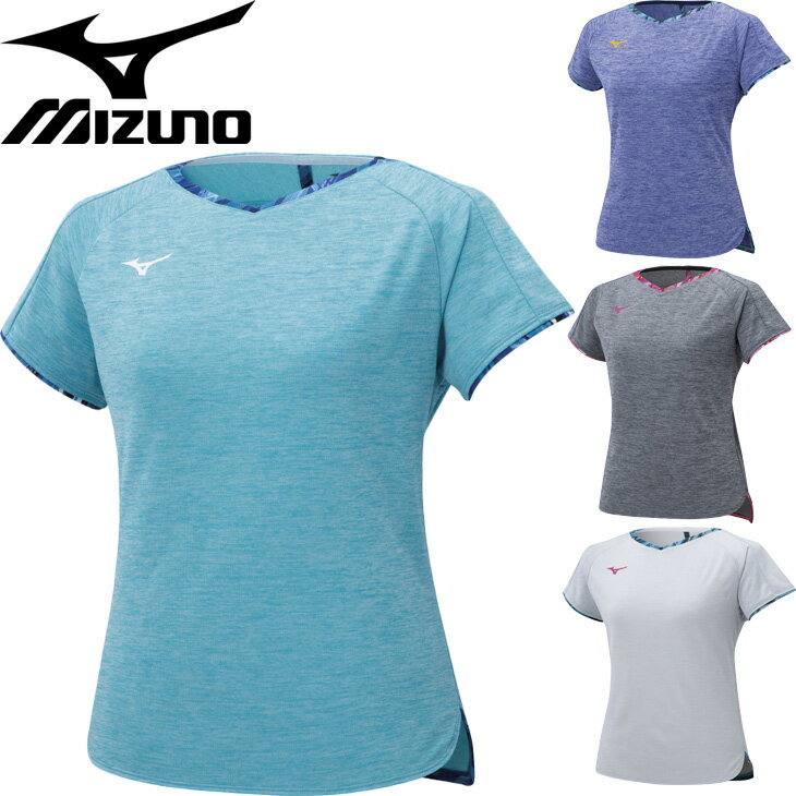 半袖 Tシャツ レディース ミズノ mizuno ドライサイエンスゲームシャツ バドミントン ソフトテニス スポーツウェア 女性 吸汗速乾 トップス/72MA1203【取寄】【返品不可】