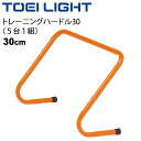 トレーニングハードル30 高さ30cm 5台1組 トーエイライト TOEILIGHT グラウンド用品 体育用品 学校教育品 用具 備品 器具 G-1919【取寄