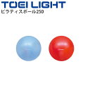 ピラティスボール250 トーエイライト TOEI LIGHT 直径25cm 注入用ストロー付 フィットネス トレーニング用品 グッズ 器具/H-7352【取寄】