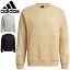 送料無料 スウェットシャツ 長袖 メンズ トレーナー/アディダス adidas M WORD クルーネック スエット/スポーツウェア カジュアル 男性 トップス/BN648