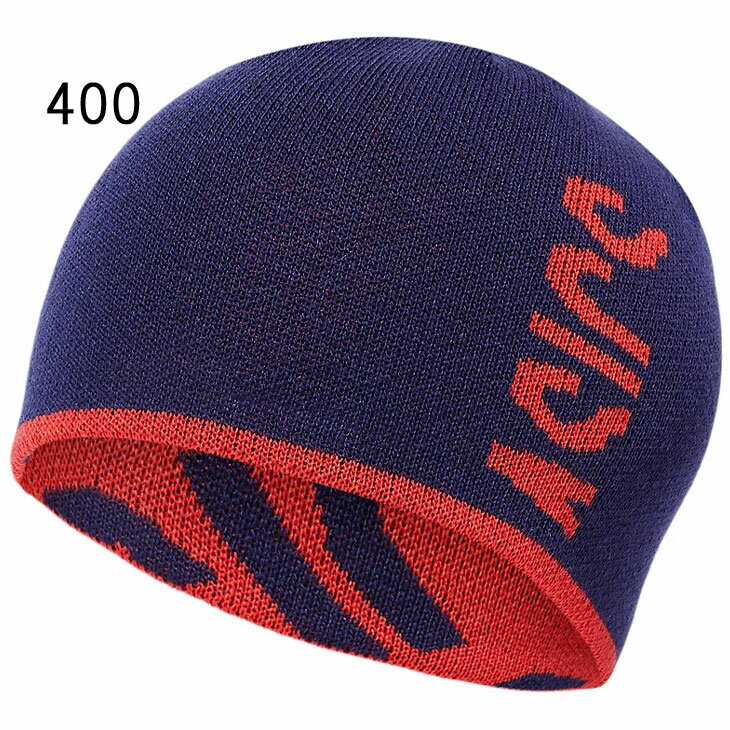 【全品P5倍★9月1日限定】帽子 ニット帽 ビーニー メンズ レディース アシックス asicsCA リバーシブルニットキャップ/保温 防寒 スポーツ トレーニング 男女兼用 カジュアル 普段使い ぼうし 日本製/3033B407