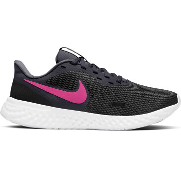 ランニングシューズ レディース スニーカー ナイキ NIKE レボリューション5/ジョギング トレーニング ブラックピンク 女性 運動靴 REVOLUTION 5 スポーツシューズ/BQ3207-014