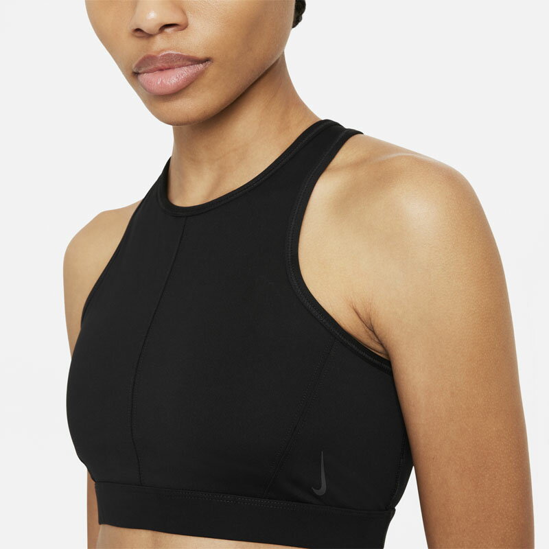 スポーツブラ レディース スポブラ/ナイキ NIKE NY DF スウッシュ HN ブラ FA/インナー アンダーウェア トレーニング フィットネス ヨガ スポーツウェア 女性 ブラック 黒 ブラトップ/DD1124-010【返品不可】