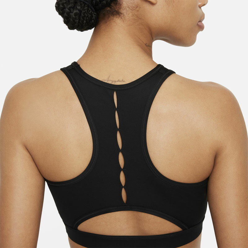 スポーツブラ レディース スポブラ/ナイキ NIKE NY DF スウッシュ HN ブラ FA/インナー アンダーウェア トレーニング フィットネス ヨガ スポーツウェア 女性 ブラック 黒 ブラトップ/DD1124-010【返品不可】