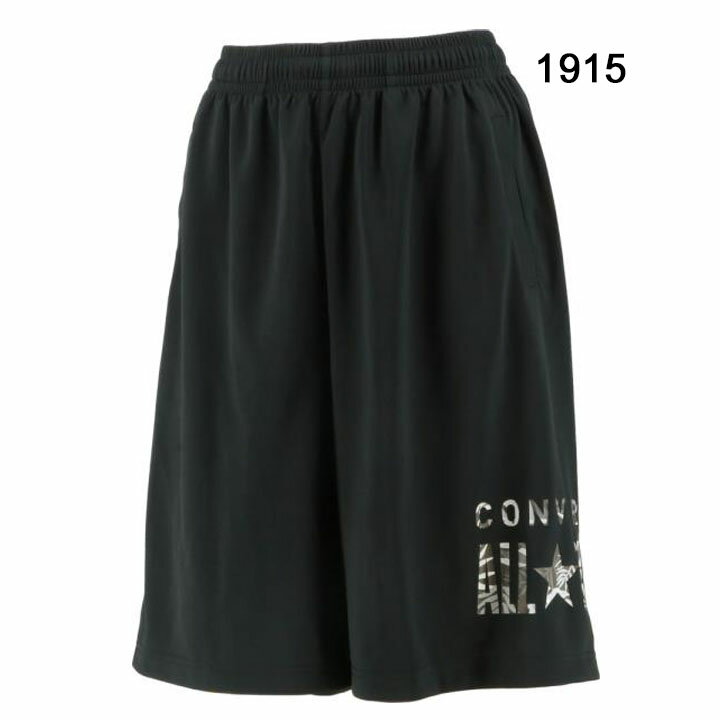 プラクティスパンツ バスケットボール レディース コンバース CONVERSE スポーツウェア 女性用 バスパン ハーフパンツ ボトムス バスケ 吸汗速乾 部活生 中学生 高校生 ALLSTARロゴ/CB312852