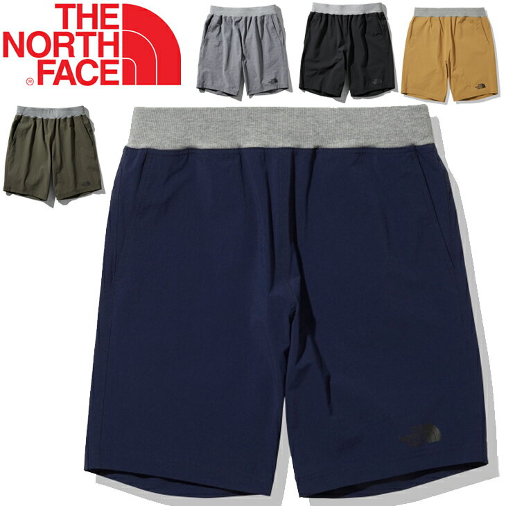 【全品P5倍★9月1日限定】ショートパンツ メンズ/ノースフェイス THE NORTH FACE トレーニングリブショート/スポーツウェア ランニング フィットネス ジム アウトドア キャンプ 普段使い 男性用 短パン ボトムス /NB91784