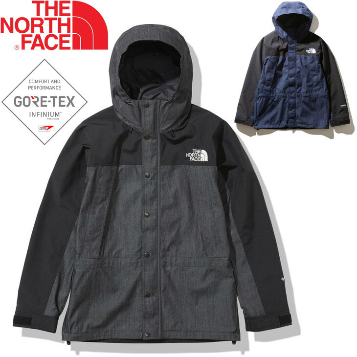 アウトドア GORE-TEX アウター メンズ ノースフェイス THE NORTH FACE マウンテンライトデニムジャケット 防風 透湿 トレッキング キャンプ デイリー 男性 ナイロン 上着 NP12032