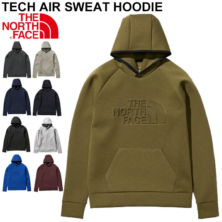 スウェット パーカー メンズ ノースフェイス THE NORTH FACE テックエア スウェットフーディ/アウトドア プルオーバー 男性 スエット 軽量 保温性 通気性 吸汗速乾 トレーニング 機能ウェア トップス タウン 普段使い/NT12085【RKap】