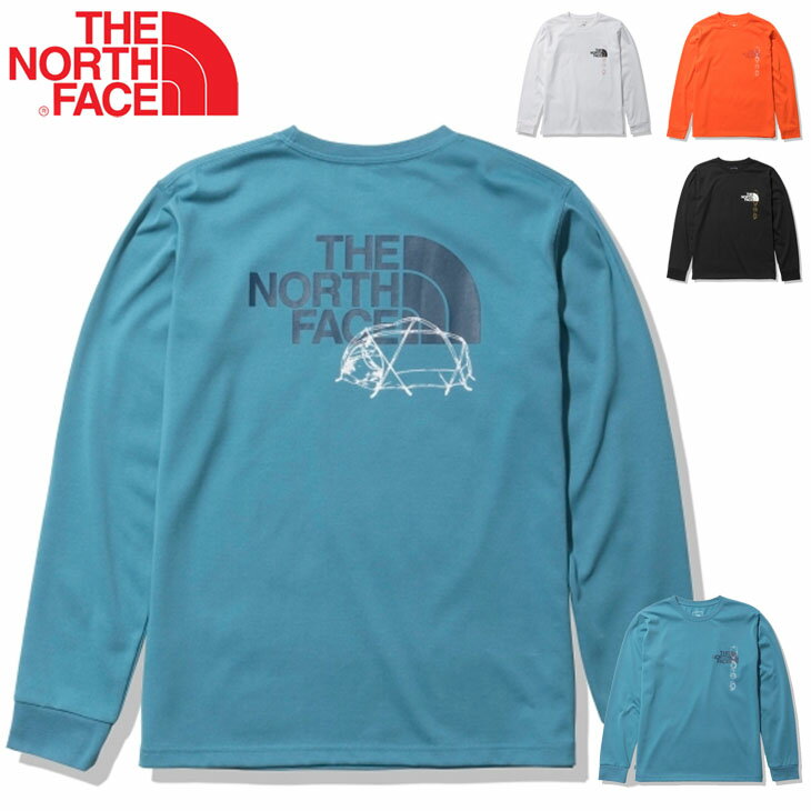 送料無料 Tシャツ 長袖 レディース ノースフェイス THE NORTH FACE L S デジタルロゴティー アウトドアウェア 女性 クルーネック カジュアル 長袖シャツ トップス NTW82137