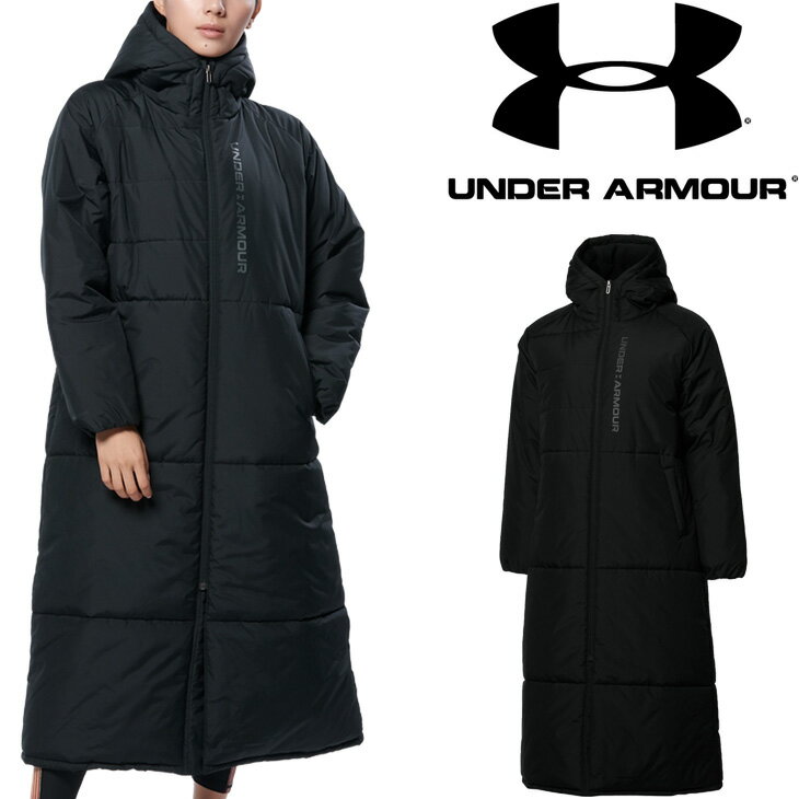 中綿コート アウター レディース ベンチコート アンダーアーマー UNDER ARMOUR UAイン ...