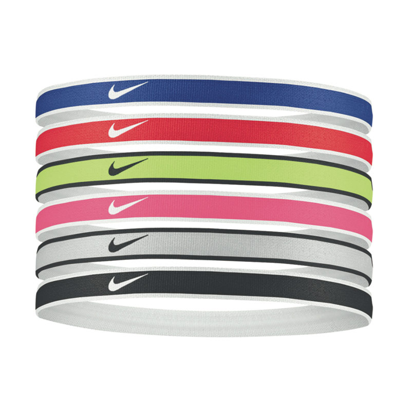 ヘアバンド ナイキ NIKE SW SPヘッドバンド 6本パック2.0 スポーツ アクセサリー 髪留め 小物 レッド ブルー マルチカラー ヘアアクセ BN2051-655【nTJPcp】のサムネイル