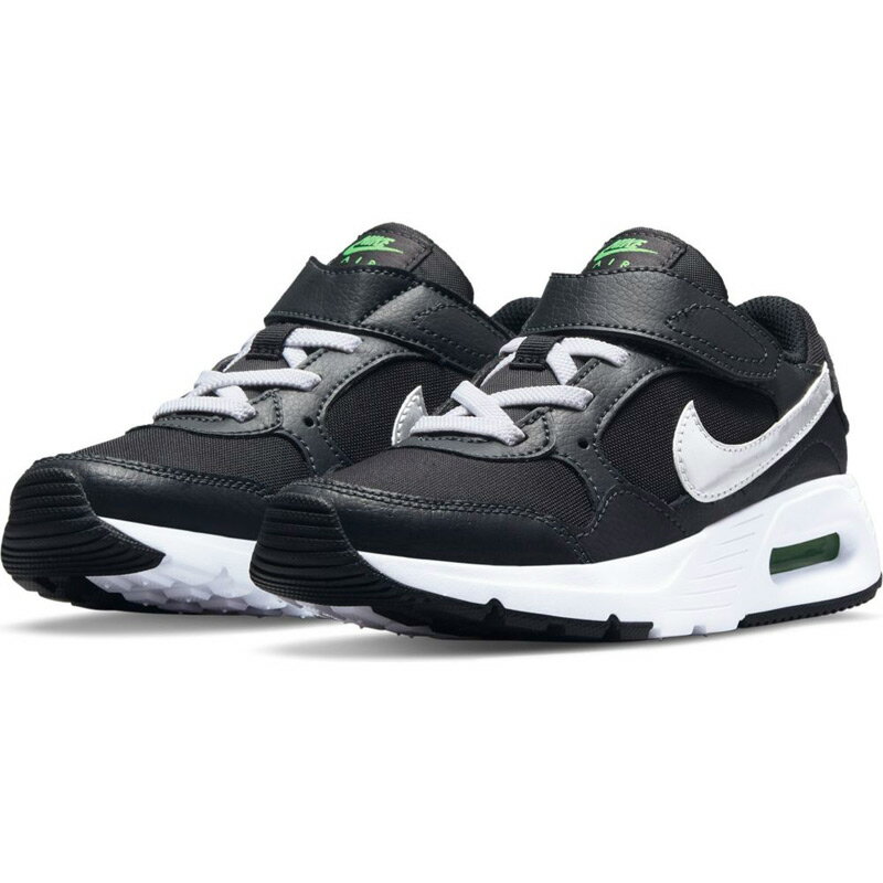 送料無料 キッズ スニーカー ジュニアシューズ 16.5-22.0cm 子供靴/ナイキ NIKE エアマックス SC PSV/子ども AIR MAX スポーツカジュアル 靴 男の子 女の子 小学生 ベルクロ くつ/CZ5356-005のサムネイル