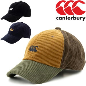 キャップ 帽子 メンズ レディース カンタベリー canterbury コーデュロイキャップ/ラグビー スポーツ カジュアル ロゴ 男女兼用 ぼうし 刺繍 ワンポイント 秋冬/AC00843