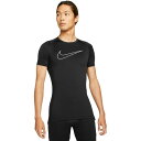 インナーシャツ コンプレッション 半袖 メンズ/ナイキ NIKE プロ Dri-FIT タイト S/S トップ/トレーニング ジム スポーツウェア 男性 ブラック 黒 トップス/DD1993-010【返品不可】