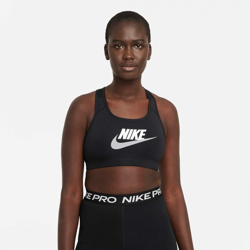 スポーツブラ レディース スポブラ/ナイキ NIKE DF スウッシュ CB FUTR GX ブラ/インナー アンダーウェア トレーニング フィットネス ヨガ スポーツウェア 女性 ブラック 黒 ブラトップ/DM0580-010【取寄】【返品不可】