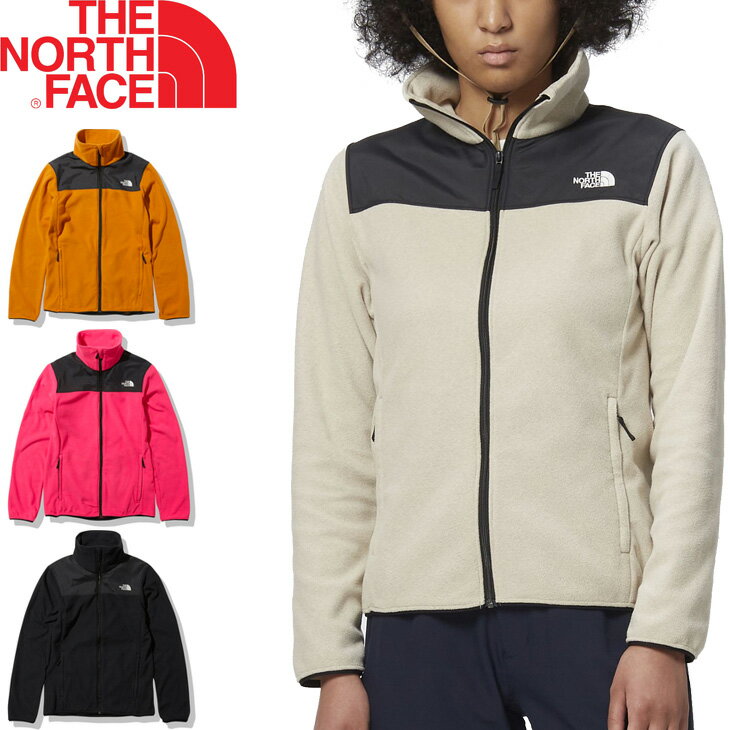 フリースジャケット レディース ノースフェイス THE NORTH FACE マウンテンバーサマイクロジャケット/アウトドアウェア アウター 保温着 女性用 登山 キャンプ 上着/NLW72104