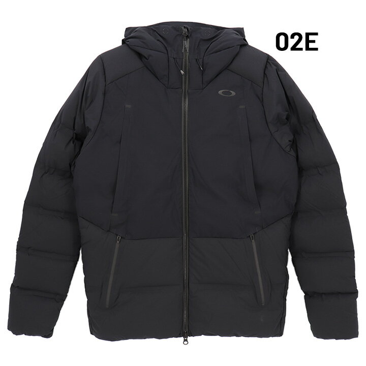 【全品P5倍★8月25日】ダウンジャケット 防寒コート アウター メンズ/オークリー OAKLEY RS SHELL GUARDIAN LIGHT DOWN JACKET/ベンチコート 保温 防風 撥水 スポーツウェア フード付き 普段使い/FOA402927【ギフト不可】【RKap】