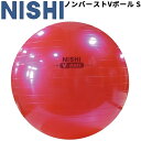 送料無料 バランスボール ニシスポーツ NISHI ヨガボール ノンバーストVボール S/ジムボール トレーニング フィットネス 体幹 インナーマッスル 体育用品 スポーツ施設 用具 器具 用品/NT5872C【取寄】【返品不可】