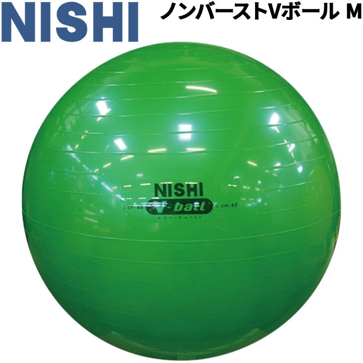 送料無料 バランスボール ニシスポーツ NISHI ノンバーストVボール M/ジムボール トレーニング フィットネス 体幹 インナーマッスル 体育用品 スポーツ施設 用具 器具 用品/NT5873C【取寄】【返品不可】【ギフト・ラッピング不可】