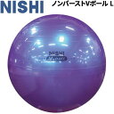 送料無料 バランスボール ニシスポーツ NISHI ノンバーストVボール L/ジムボール トレーニング フィットネス 体幹 インナーマッスル 体育用品 スポーツ...