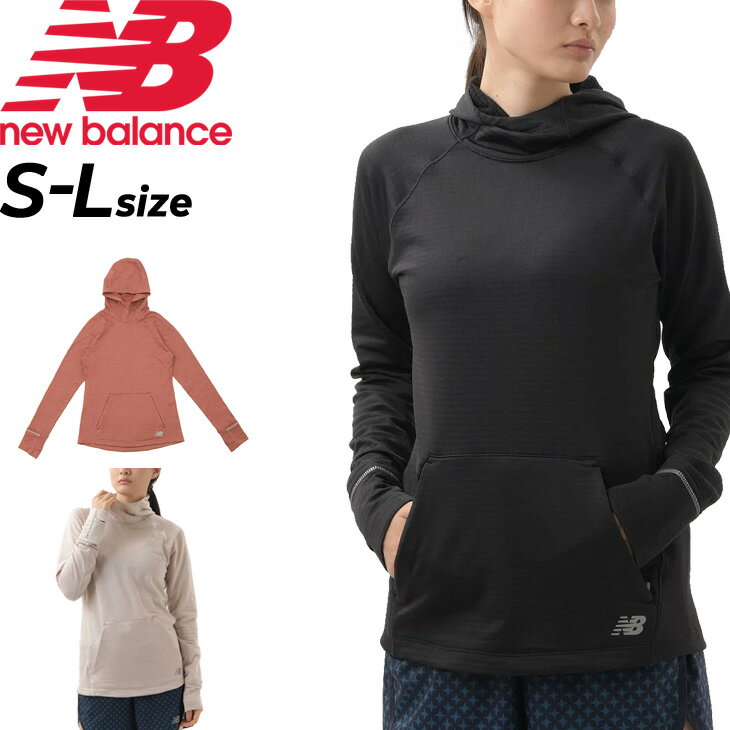 プルオーバーパーカー 保温 レディース ニューバランス NEWBALANCE NB Heat ランニ ...