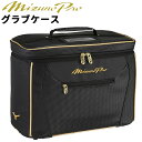 送料無料 グラブケース入れ 2個入れ 野球用品 ミズノ mizuno ミズノプロ グラブ ミット 収納 鞄 部活 試合 かばん 1FJC2502