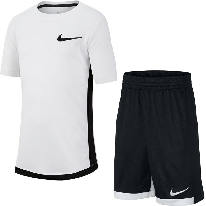 キッズ 半袖Tシャツ ハーフパンツ 上下組 子供服/ナイキ NIKE YTH ジュニア 130-160cm セットアップ 2点セット/サッカー スポーツウェア 子ども 男の子 女の子 運動/AV4896-939655-100