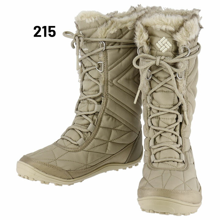 送料無料 人気モデル コロンビア Columbia レディース スノーブーツ 23 24 5cm ミドル丈 ウィンターシューズ Columbia ミンクスミッド3 防寒防水 カジュアル 軽量 Bl5964 靴 保温 くつ 冬 旅行 22超人気 アウトドア レースアップ