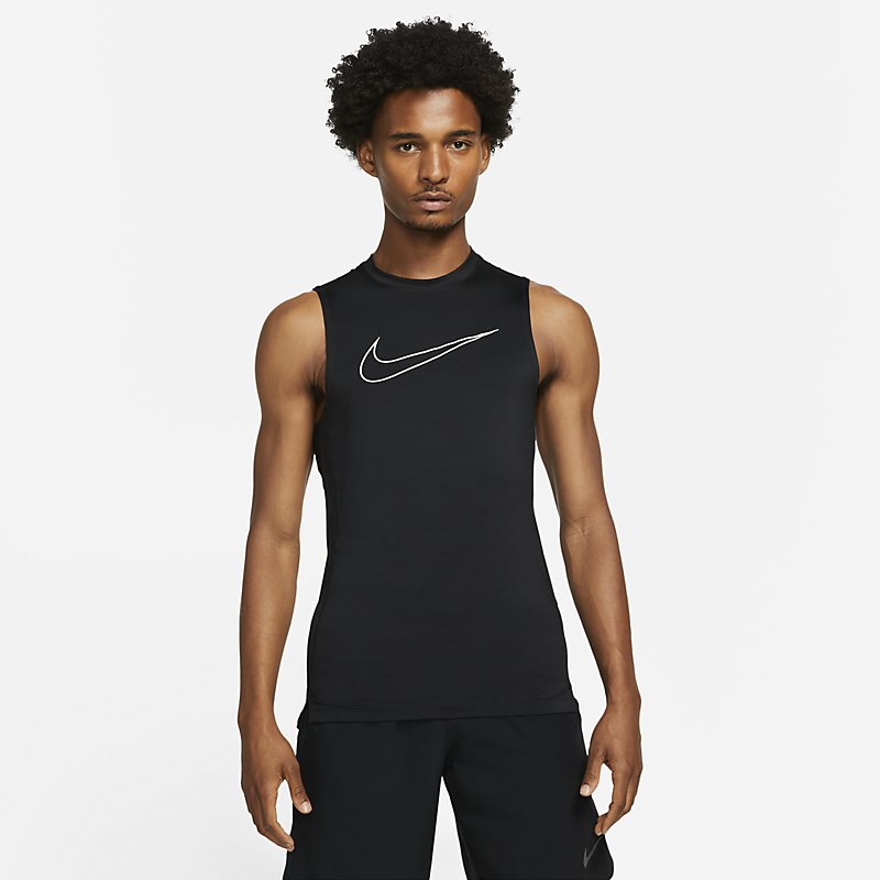 タンクトップ ノースリーブ メンズ ナイキ NIKE プロ Dri-FIT タイトトップ/トレーニング ジム ランニング ジョギング スポーツウェア 男性 ブラック 黒 トップス/DD1989-010