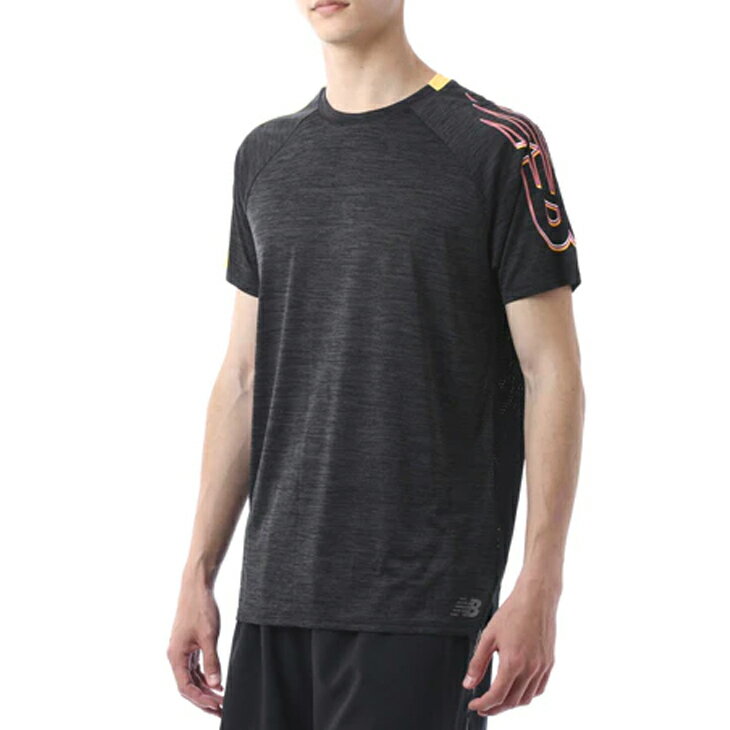 【全品P5倍★8月25日】Tシャツ 半袖 メンズ ニューバランス Newbalance ランニング マラソン トレーニング 男性 スポーツウェア Fast Flight プリンテッド SS Tee トップス/MT21244