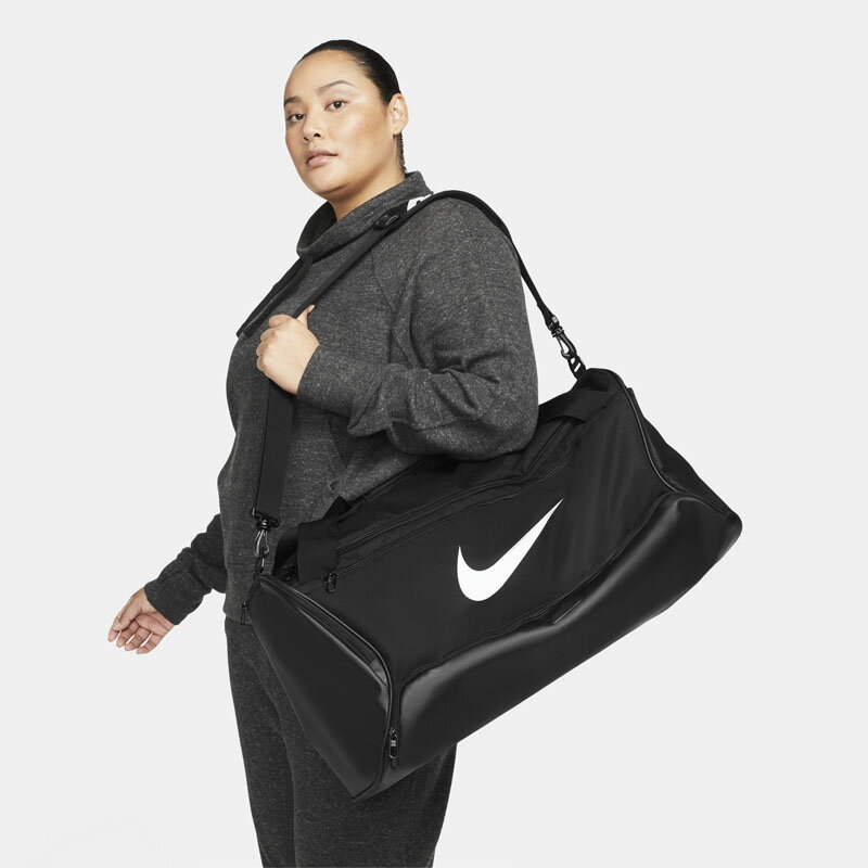 送料無料 ナイキ ボストンバッグ 60L NIKE ブラジリア M ダッフル 9.5 大容量 スポーツバッグ 黒 ブラック 鞄 試合 合宿 バッグ ボストンバック 旅行バッグ ボストン トラベルバッグ ブランド トレーニングバッグ メンズ レディース 旅行 修学旅行 DH7710-010【ギフト不可】