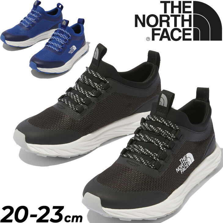 送料無料 キッズ ランニングシューズ ジュニア スニーカー 子供靴/ノースフェイス THE NORTH FACE アクティブ トレイル 20-23.0cm ひも靴 小学生 男の子 女の子 運動靴 通学 くつ/NFJ52191