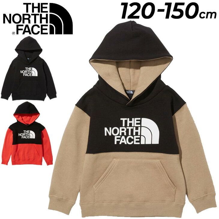 送料無料 キッズ スウェットパーカー 裏起毛 130-150cm 子供服/ノースフェイス THE NORTH FACE ロゴフーディー/男の子 女の子 子ども プルオーバー アウトドア カジュアル ウェア 保温 スエット トップス かわいい/NTJ62127のサムネイル