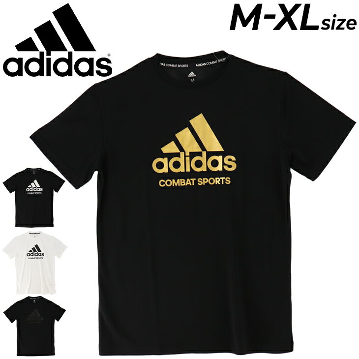 Tシャツ 半袖 メンズ アディダス adidas コンバットスポーツ ロゴT トレーニング ジム フィットネス 格闘技 男性 ホワイト 白 ブラック 黒 デイリー COMBAT SPORTS トップス ADICTCSのサムネイル