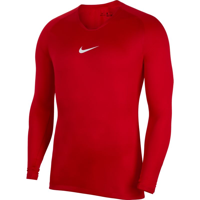 インナーシャツ 長袖 メンズ USサイズ/ナイキ NIKE DRI-FIT パーク ファーストレイヤー/スポーツウェア サッカー フットボール トレーニング ランニング ジム ジョギング 男性 トップス 赤 レ…