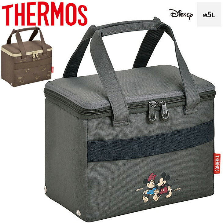 【全品P5倍★8月20日限定】保冷バッグ ソフトクーラーボックス 約5L サーモス THERMOS Disney ディズニー ミッキー ミニー チップ&デール キャラクター 水分補給 ボックス型 スポーツ アウトドア レジャー 部活 お弁当 学校行事/REZ-005DS