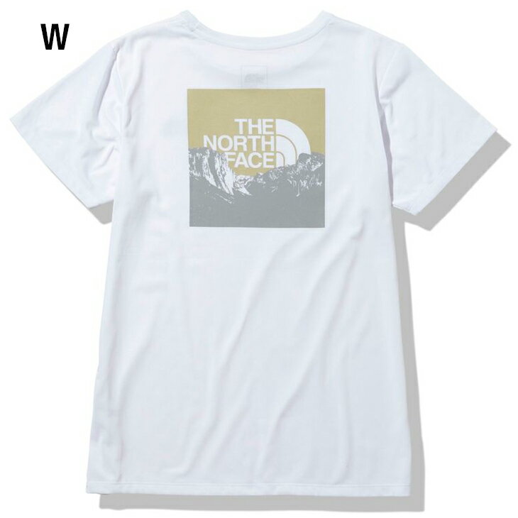 送料無料　Tシャツ 半袖 レディース ノースフェイス THE NORTH FACE スクエアロゴフォトティー/アウトドアウェア 吸汗速乾 UVカット バックプリント 女性 キャンプ トレッキング カジュアル トップス/NTW32272【0404_F】