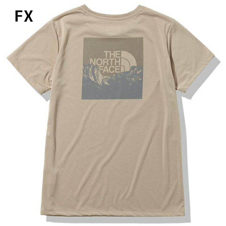 送料無料　Tシャツ 半袖 レディース ノースフェイス THE NORTH FACE スクエアロゴフォトティー/アウトドアウェア 吸汗速乾 UVカット バックプリント 女性 キャンプ トレッキング カジュアル トップス/NTW32272【0404_F】